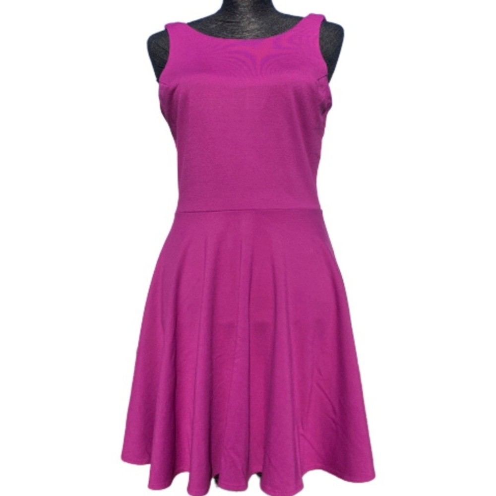 Amanda Uprichard low scoop back mini skater dress size M